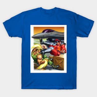 Street Fighter 2 Guile vs. M. Bison T-Shirt